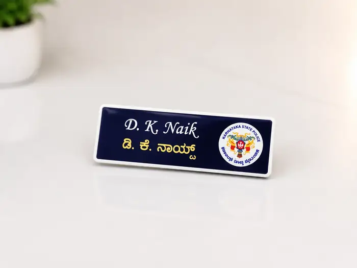 Personalized name badge
